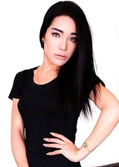 Watch this hot tgirl Yuri seduce her way to your cocks wearing only her stockings. She may be skinny but she has big tits and a big hard cock that wil