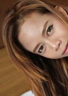 Hot Thai ladyboy Mond gets plastered in jizz after getting assfucked