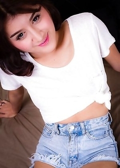 Sexy Alice has a hot smooth body, big sexy breasts and a rock hard cock!